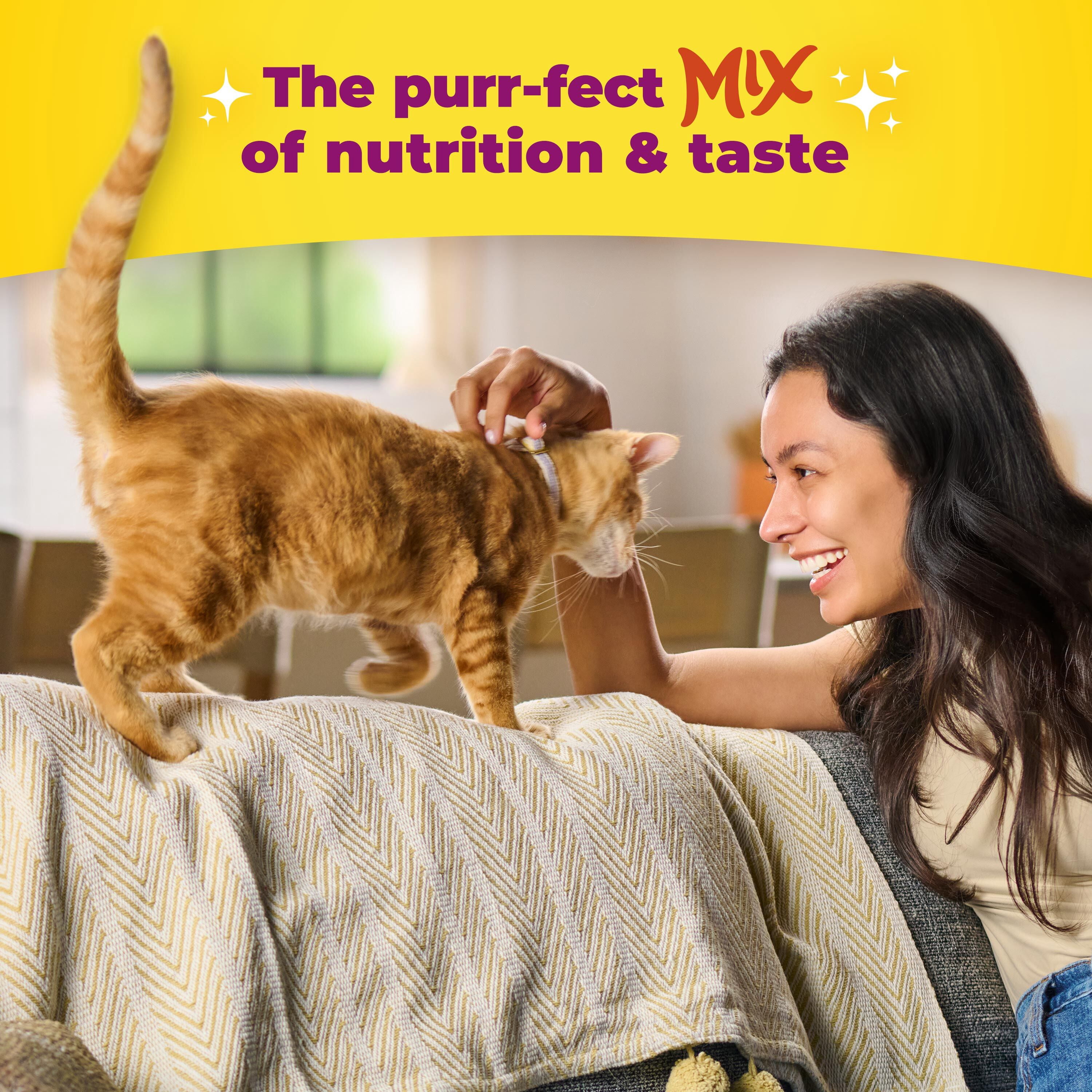 Meow Mix Tender Centers Dry Cat Food, Salmon & White Meat Chicken Flavors, 26 lb Bag