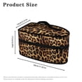 thumbnail image 6 of HELLHERO Leopard Print Steam Iron Bag Polyester Lightweight Organizer with Zipper Closure, Case Only, 6 of 6