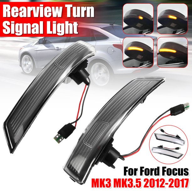 2X LED Dynamic Turn Signal Light Side Wing Rearview Mirror Indicator