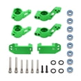 thumbnail image 3 of Kits de Dirección Baoblaze Bloques de Dirección y Ruedas de Aleación de Aluminio Verde para RC 1/10, 3 of 8