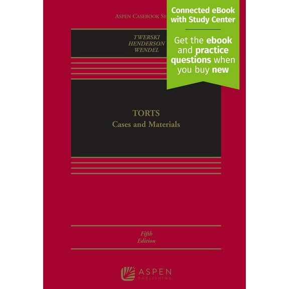 Aspen Casebook Torts: Cases and Materials [Connected eBook with Study Center], (Hardcover)
