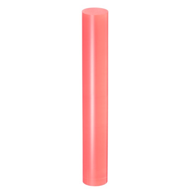 Acrílico Arcilla Rodillo 7.28 " x 1" Sólido Anti-Adherente Plástico Redondo Tubo Rodillo Polímero Arcilla Varilla Fondant Rodillo Pasador para Moldear, Esculpir, Rosa