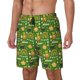 thumbnail image 1 of Balery traditional Irish colours Bañador para hombre, shorts de playa de secado rápido con entrepierna y forro de compresión-X-Large, 1 of 6