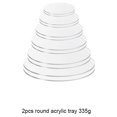 thumbnail image 3 of Injueey 2 piezas de disco de pastel reutilizable lavable reemplazo panadería hornear Cupcake tortas bandeja soporte herramienta Accesorios Herramientas y accesorios para hornear 24cm, 3 of 6