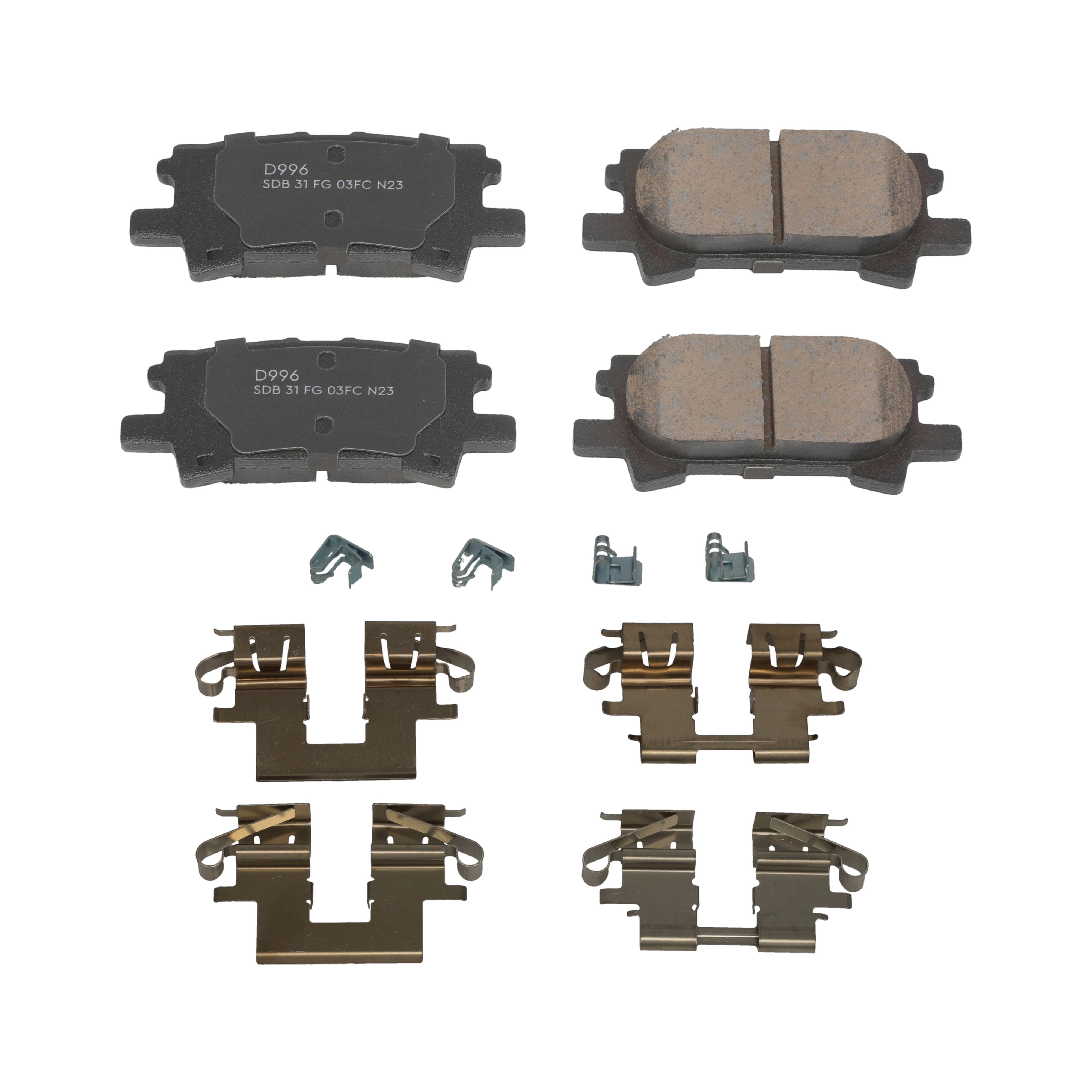 Winstop Brake Pad Set, Rear WS.0996.0.C, Toyota Highlander 2007-2004