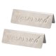 thumbnail image 4 of Señal de acero inoxidable de metal de 2 piezas reservado letreros de mesa reservados de doble Cara para restaurantes bar café hotel, 4 of 7