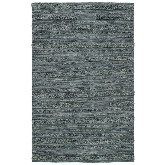 SAFAVIEH Vermont Zavanna Striped Area Rug, Charcoal/Ivory, 5' x 8'