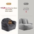 thumbnail image 6 of Ataucjin Bean Bag Chair with Ottoman, 37.5 Lbs High-Density Foam Filling Beanbag Sofa with Armrests, Soft Corduroy Floor Sofa Couch for Adults, Kids, Giant Lazy Sofa with Foot Rest for Living Room, 6 of 9
