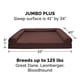 thumbnail image 2 of Cama para perros Furhaven de espuma viscoelástica para perros grandes con refuerzos extraíbles y funda lavable, para perros de hasta 125 libras - Sofá acolchado - Café, Jumbo Plus/XXL, 2 of 5
