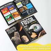 Piano Potato Fossil Dig Kit for Kids | 12 Genuine Fossils Science Set with Trilobite Dig Block, Display Showcase & Storage Box | STEM Paleontology Educational Toy Gift for Boys & Girls Ages 6-12