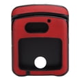 thumbnail image 2 of Suodoka Shockproof Leather Cover Protective Cell Phone Case Shell for Motorola Razr 5G 2020 Folding Screen Phone, Premium Double Color Cowhide Stripe, Anti-Scratch & Drop Resistant, Red, 2 of 5