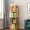 Wood Color, variant on Rotating Bookshelf Tower, Spinning Bookshelf with 360° Rotation, 4/5 Tier Wooden Rotating Book Shelf for Office, Living Room