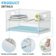 thumbnail image 2 of Organizador de Papel Marbrasse de 2 Niveles con Malla y Asa - Blanco, 2 of 6