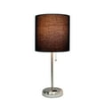 thumbnail image 3 of LimeLights Stick Lamp with Charging Outlet and Fabric Shade, 3 of 4