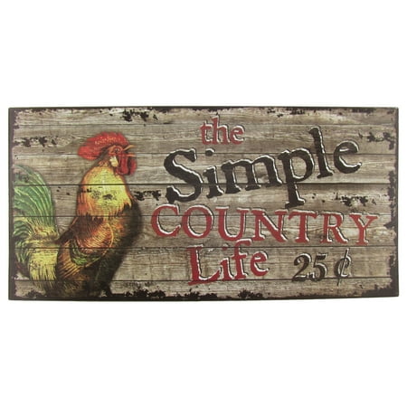 Simple Country Life Sign Rustic Farm House Home Primitive
