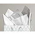 thumbnail image 3 of CleverDelights Metallic Silver Premium Tissue Paper - 100 Sheets - 20" x 30" - Gift Paper, 3 of 3