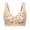 A-Beige266, variant on Daisy Bras For Older Women Front Closure Seamless Floral Print Wireless Push Up Bras Everyday Wirefree Sleep Bras