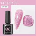 thumbnail image 1 of UR SUGAR 7ml Brillo reflectante Goma Base Gel Esmalte de uñas Botella de vidrio Lentejuelas brillantes Soak Off Gel UV para manicura Dengxun unisex, 1 of 2