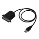 thumbnail image 2 of 2X Puerto Paralelo Impresora DB36 LPT Adaptador Convertidor de Tarjeta USB Express Negro, 2 of 5