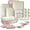 Light Pink, variant on COOK WITH COLOR Cookware & Bakeware Set, Nonstick Stackable Design, Sage, 13-Piece