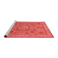thumbnail image 2 of Ahgly Company Machine Washable Indoor Rectangle Abstract Red Modern Area Rugs, 2' x 4', 2 of 4