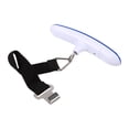 thumbnail image 1 of Digital Weight  Portable Weight 1Pc Travel Hanging Weight High  Digital Luggage Scale LCD Display # Blue Color  Strip, 1 of 8