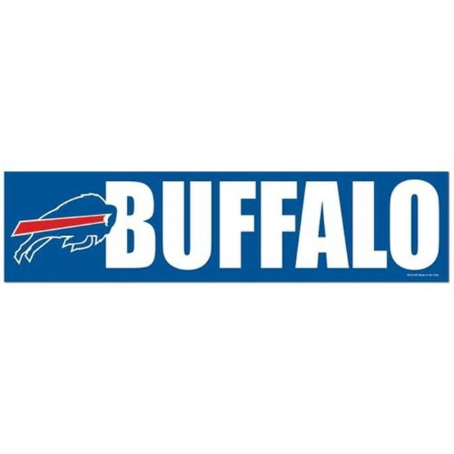 Buffalo Bills Decal 3x12 Bumper Strip Style Special Order