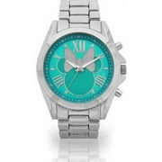 Disney Minnie Mouse Adult Female Watch, Silver Bracelet (MN2141)