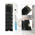 thumbnail image 2 of M.2 To SATA 3.0 Adapter JMB575 5 Port Hard Disk Drive Expansion Card for PH56, 2 of 10