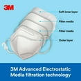 thumbnail image 5 of 3M Filtering Barrier Face Covering, One Size Fits All, 5/Pack, 5 of 13