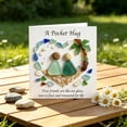 thumbnail image 3 of Gifts onlyliua Friendship Sea Glass Pocket Card Sentimental Keepsake Tiny Message Token Beach Glass Gift Pocket Hug Memento For Friend Anniversary Reminder Sentimental Gift, 3 of 7