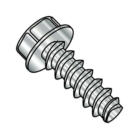 

8-16X1 1/4 Unslotted Ind Hex Washer Thread Rolling Screws 48-2 Full Thread 18-8 S/S Passivate Wax (Pack Qty 2 000) BC-0820LW188
