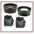 thumbnail image 7 of 2-Pc Pro Hi Definition Telephoto & Wide Angle Lens Kit for Canon EOS M200 (49mm Compatible), 7 of 7