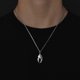 thumbnail image 4 of 1 pieza garra de cangrejo colgante cadena de cuello creativo estilo hip-hop collar decoración, 4 of 7