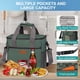 thumbnail image 3 of Bolsa aislante Cooler Iknoe, plegable, grande, para 24 latas, 3 of 6