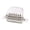 Clear, variant on Milageto Binder Hole Punch Office Supplies Paper Crafts Loose Leaf Paper Hole Puncher Pink