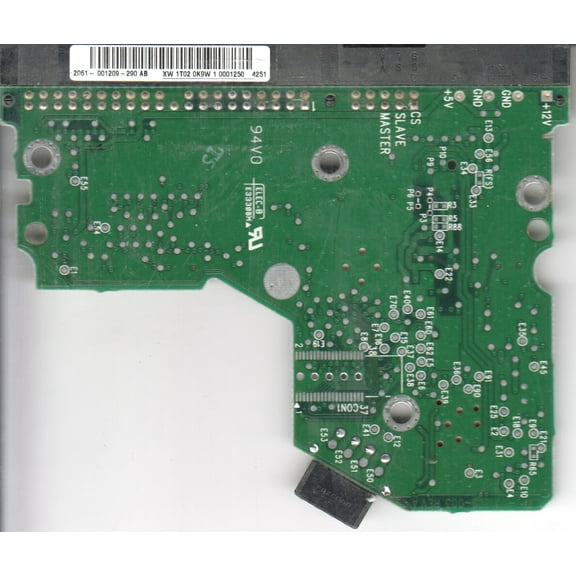 WD800JB-00FMA0, 2061-001209-290 AB, WD IDE 3.5 PCB