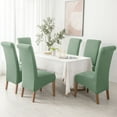 thumbnail image 6 of Large Dining Chair Slipcover,XL Stretch Chair Covers Universal Removable Washable Anti-Dust Spandex Jacquard Chair Protector for Kitchen Banquet Hotel Decoration-6-G, 6 of 8