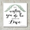 thumbnail image 4 of Epic Art 'Let Everything You Do Be Done in Love' by Cindy Jacobs, Acrylic Glass Wall Art, 12"x12", 4 of 8