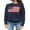 Navy Blue, variant on Baby Sweetie Women's American Flag Print Sweaters Graphic Loose Vintage Long Sleeve Knitted Pullover Fall Winter Tops
