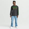 thumbnail image 3 of Men's Fanatics Charcoal Oregon Ducks Quad Fuel The Fire Long Sleeve T-Shirt, 3 of 5