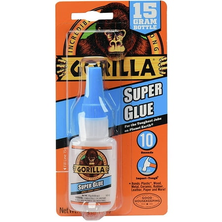 Gorilla Super Glue, 15 g (Best Super Glue For Plastic)
