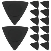 BESTSKY 20pcs Non-slip Grip Triangle Guitar Picks - White