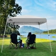 thumbnail image 2 of EAGLE PEAK 10x10 Slant Leg Instant Outdoor Canopy Tent,White, 2 of 7