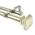 thumbnail image 2 of Domovina Pat 1" Double Curtain Rod-Color:Light Gold,Size:28"-48", 2 of 2