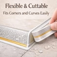 thumbnail image 5 of Ceramic Tile Gap Tape,Waterproof Wall Gap Sealing Self Adhesive Trim Tape,6m X 8mm Caulking Sealing Tape, Edge Sealant Trim for Ceiling Kitchen Sink Stove Wall Corners Bathtub (Rainbow Gold), 5 of 6