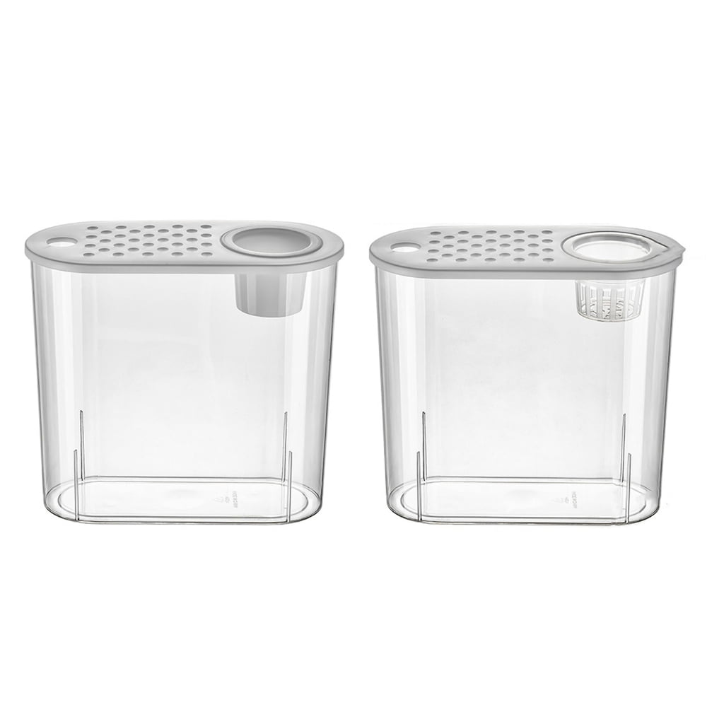 FishTank Hydroponics Desktop Plant Terrarium Desktop Clear Table Fish Bowl Desktop Aquarium Aquaponic Planter Tanks