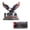 1 PC, variant on USA Faith, Family & Freedom Metal Emblem, 3D American Eagle Flag Pattern Car Emblem for Truck SUV RV Vehicle Tailgate (2 PCS)