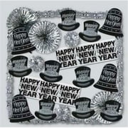 Beistle - 88950-S - Shimmering Silver NY Dec Kit - 24 Pieces