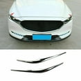 thumbnail image 1 of 2P ABS Chrome Front Headlight Eyebrows Lamp Strip Trim for Mazda CX-5 2017-2021, 1 of 4